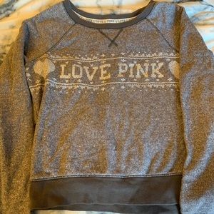 Victoria’s Secret PINK Cotton Crew Neck Sweater
